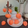 Peach String Lights,Peach Decor Night Light Battery Powered Pink Peach