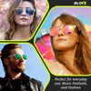 GloFX Snaps: Magnetic Polarized Sunglasses Set – Clear Frame with