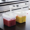Araven RVN013 Sauce Dispenser Gn 1/6 Transparent 2.6Ltr Dishwasher Safe