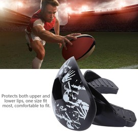 4colors Teeth Protector Sports, Mouth Guard Sports Protector Rugby Teeth Protector for Boxing Football Rugby Sports (Skeleton)