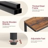 SLEEPING LAMB Narrow End Tables Living Room Set of 2
