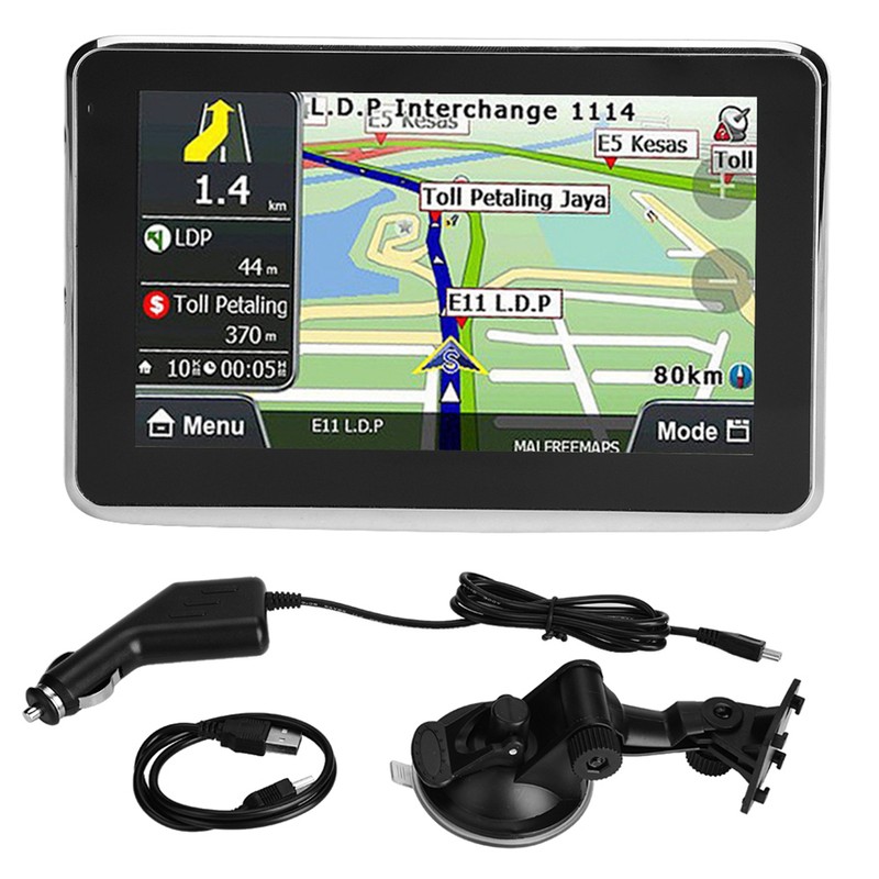 Universal 5 Inch Touch Screen Car Navigator GPS Navigation DDR256M