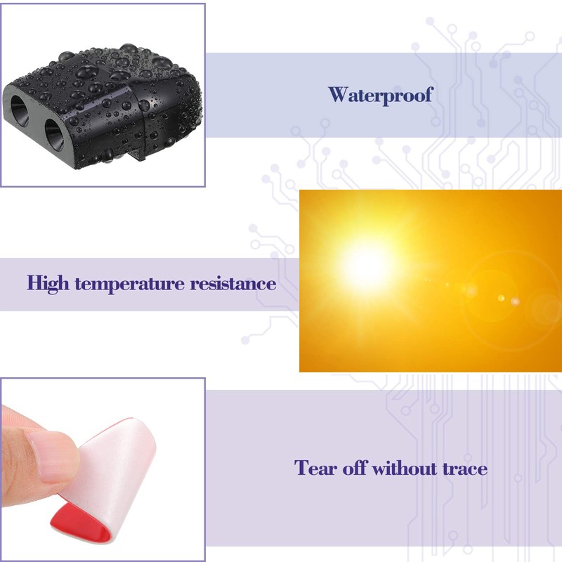 BBTO 8 Pieces Car Deer Warning Whistle Devices Dual Construction