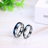 JewelryWe Jewellery 1 Pair of Rings Stainless Steel Partner Rings