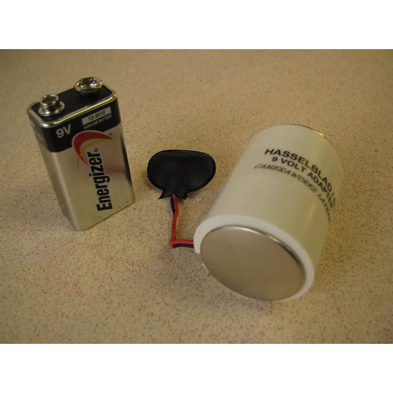 Cameraworks HASSELBLAD 500 ELM 9 volt BATTERY ADAPTER