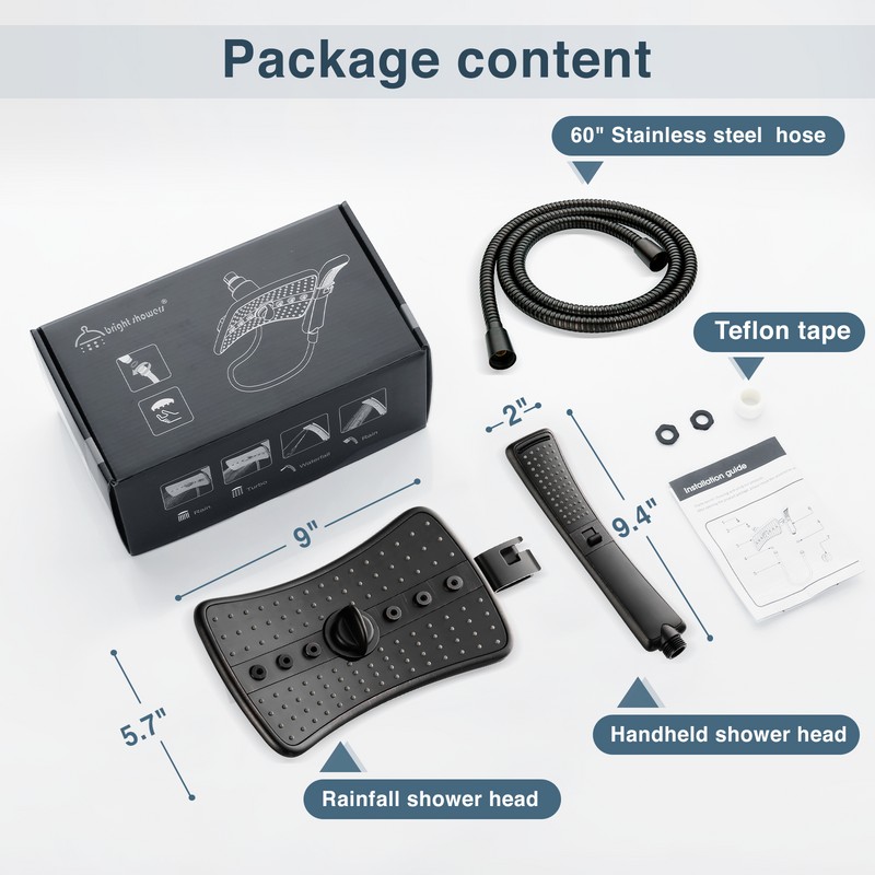 Bright Shower New Bright Showers Multi Function Rain Oil Rubbed