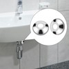 12 Pack Escutcheon Plate 1/2 Inch, Chrome Plated Stainless Steel