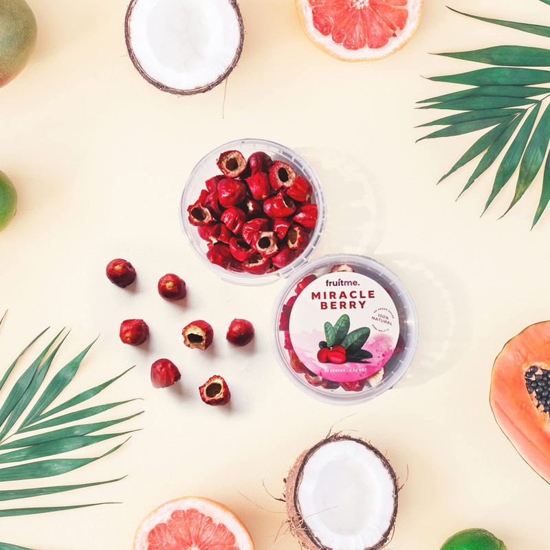 Miracle Berry Whole Fruit - 30 Gently Dried Miracle Fruit
