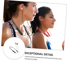 Gadpiparty Wireless Neck Hanging Earbuds Stereo Headphones with Noise Cancellation for Sports and Daily Use Lightweight and Comfortable in Ear Design
