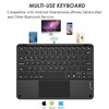 eoso TouchPad Keyboard case for 9",9.7",10.1",10.2",10.5",10.9",11" Tablets,2-in-1 Bluetooth Wireless Keyboard
