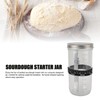 Sourdough Bread Starter Kit 34oz Glass Jar with Lid Date