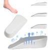 Aomig Height Increase Shoe Insoles, Heel Insole Invisible Heel Inserts,