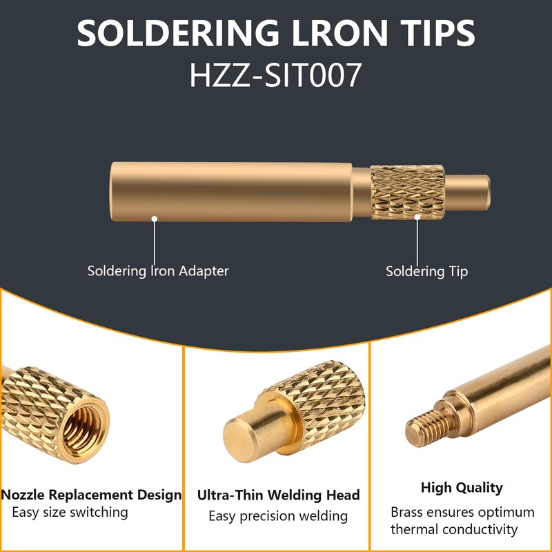 Heat-Set Insert Tips - Threaded Inserts M2 / M2.5 /