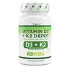 Vitamin D3 5000 IU + Vitamin K2 200mcg Menaquinon MK7