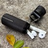Portable Ashtray, Completely Waterproof, Pill Case with Carabiner, Moisture Resistant,