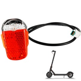CDDCWZ Fanale posteriore per Ninebot Max G30d, per Segway Ninebot Max G30 / G30LP / G30LE / G30LE II / G30D / G30e / G30e III (impermeabile, rosso)