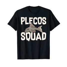 Plecostomus Pleco Fish Aquarium Food Tank Zebra Cave T-Shirt