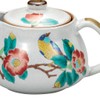 Kutaniyakiwataya K8-536 Pot Teapot, Camellia and Birds