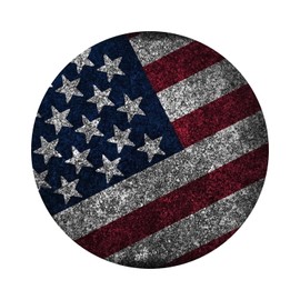 Metal Tire Valve Stem Caps Silver Valve Stem Covers American Flag Tire Air Valve Caps Universal for Cars, Trucks, SUVs, Motorcycles & Bikes, Airtight Seal, Light-Weight, Durable (4 Pack)