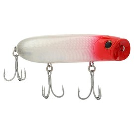 Berkley Cane Walker Topwater Fishing Lure, Red Head, 5/7 oz, 4.5in | 11 cm, Heavy Tail Weight for Long-Distance Casting, Equipped with Fusion19 Hook