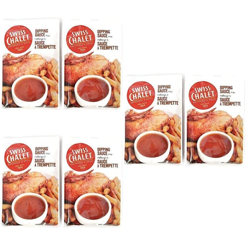 Swiss Chalet Dipping Sauce 36g/ 6 Pack Imported from Canada