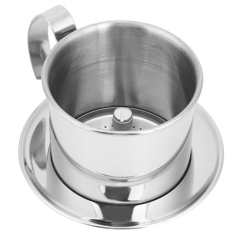 Drip Coffee Filter Pot Silver 304 Stainless Steel Hhousehold Bbrewing