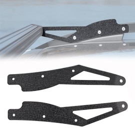 Samman 42 Inch Curved LED Light Bar Roof Rack Mounts, Upper Roof Light Bar Mounting Bracket Compatible with 2005-2015 Toyota Tacoma with Factory Roof Rack
