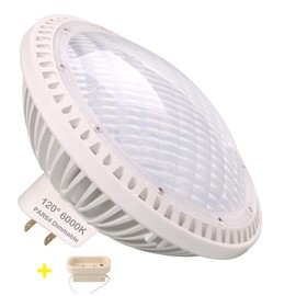 AIPLAMP Par64 Bulb LED 40W Dimmable, 500Watt Halogen Equivalent, 6000K MFL Reflector Flood 120° Spot Light Bulb, AC120V GX16D Base Lamp, Daylight White (1 Pack)