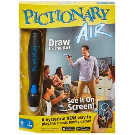 Mattel Games Pictionary Air, Family Board Game for Kids and Adults, Engaging Gift for Kids, Drawing Game for 2 Teams with Multiple Players, Ages 8 and Up, GJG17