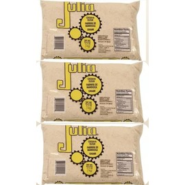 Farinha de Mandioca Brasileira Branca Julia 1Kg | Pack of 3x1Kg | Brazilian White Cassava Flour | Brazil in Texas Bundle