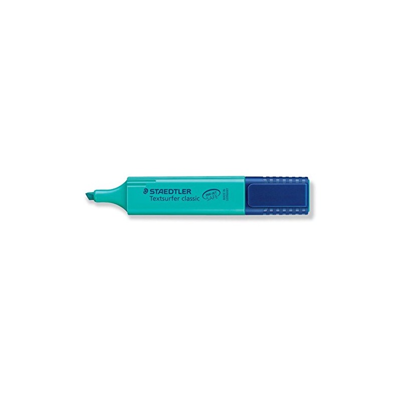 Staedtler Textsurfer Classic Highlighters 1-5 mm Bevelled Tip Turquoise Pack