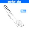 TOATELU Pack of 10 Fondue Sieves, Stainless Steel, Fine Mesh