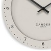 Cander Berlin MNU 2930 B Wall Clock Silent Warm Grey