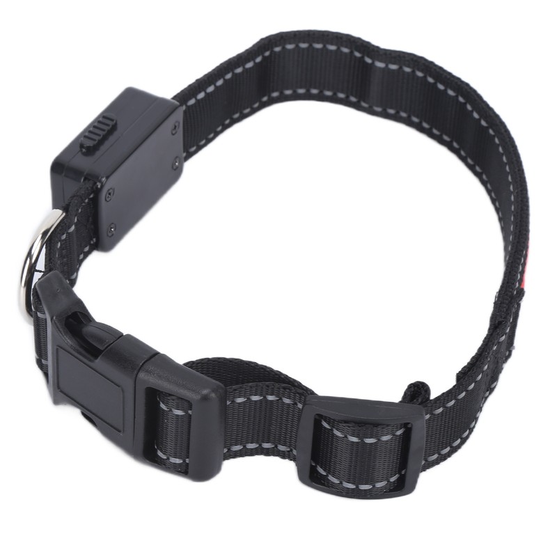 LED Dog Collar USB Rechargeable Solar Luminous Collar Adjustable Lighted