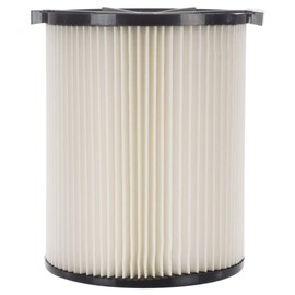 4 Pack 1-Layer Cartridge Filter Replacement Parts # 72947 Compatible with RIDGID VF4000, 5-20 Gal & 6-9 Gal Husky Wet Dry Vacuums, Washable & Reusable