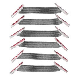 U-Lace 2 Packs Grey Medium Grey Elastic Self Locking Shoe Laces 7 to 77 Years for Adults and Children, Grey - Medium Grey, Unit size