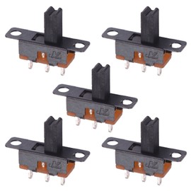 5 x On-On Ultra-Miniature Slide Switch SPDT 1A 50VDC