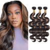 12 14 16 Inch Highlight Bundles P1B30 Body Wave Human