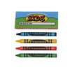 Crayons (50 Boxes), 4 Colors per Box, 200 Crayons Total
