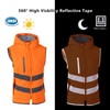 PALAMLY Safety Vest for Women High Visibility Reflective with Pockets