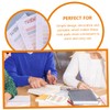 TEHAUX 1set Removable Memo Stickers to Do List Notepad Cute