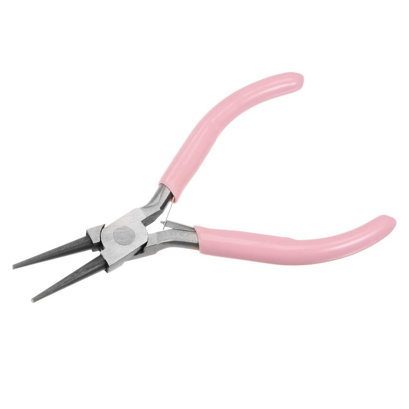 sourcing map Mini Round Needle Nose Pliers 4.5 Inch Conical