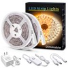 MYPLUS Under Cabinet Lighting Kit, 32.8 Ft Dimmable Led Strip