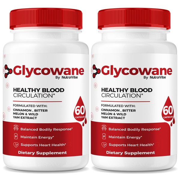 (2 Pack) Glycowane – Premium Support Formula with a Clean,
