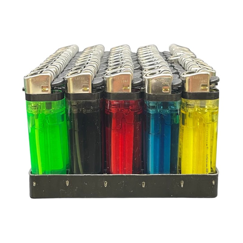 KARAN KING 50 DISPOSABLE LIGHTERS WITH ADJUSTABLE FLAME