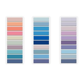 DOETYD 600pcs Colored Sticky Tabs Page Markers Tabs Transparent Annotation Tabs for Index Reading Book File Notes Office School