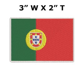 Superheroes Gear PORTUGAL FLAG embroidered iron-on PATCH PORTUGUESE new