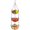 Hossejoy Hanging Basket, 3 Levels, Fruit Basket for Hanging with