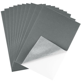 CHRORINE 10 Pcs Grey Felt Fabric Sheets Self Adhesive Felt Sheets 8 x 12 Inches Felt Paper for Art and Craft Supplies