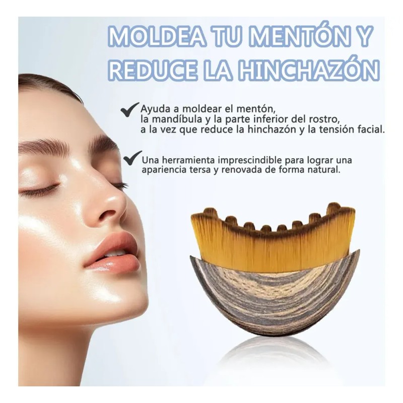 Pack 2 Cepillos Faciales Kosvo® Para Drenaje Linfático y Masaje,